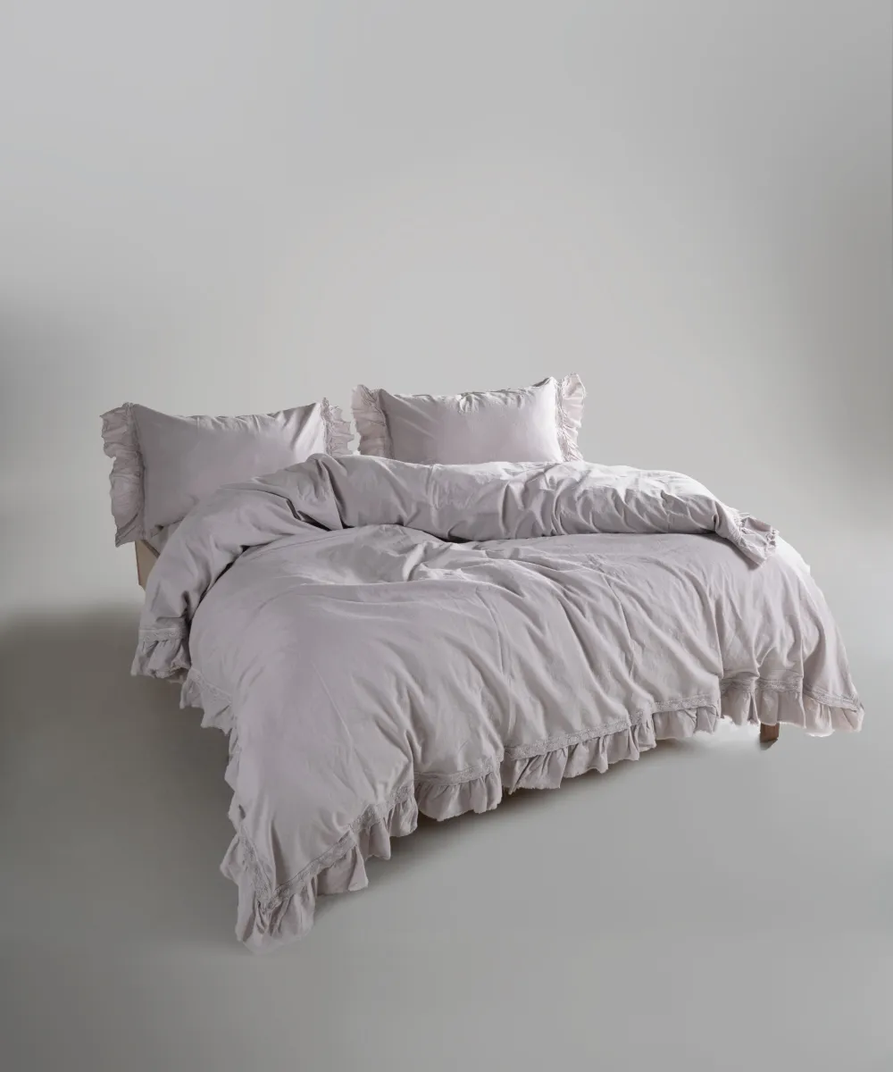 Lımasso КПБ 4 пр. Francessa Opal Grey пододеяльник 200*220, простынь 240*260, наволочки 50*70 2шт