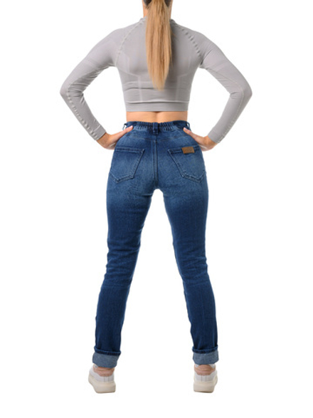 Мотоджинсы Starks ZENA LITE , жен., Slim fit, стрейч, Синий, Stonewash (28)