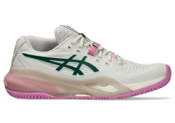 Женские кросовки для Padel Asics Gel-Resolution X Padel - soft oat/jewel green