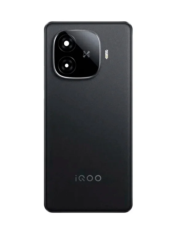 Задняя крышка для Iqoo Z9 Turbo черная (Black) со стеклом камеры