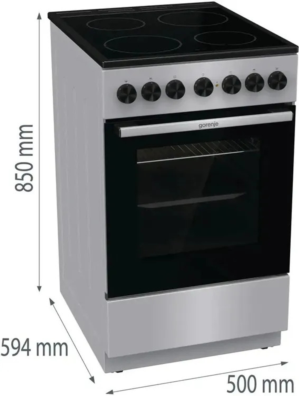 Электрическая плита Gorenje GEC5B60SG