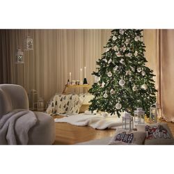 Набор ёлочных украшений с подсветкой Festive embroidery из коллекции New Year Essential, 4 шт.