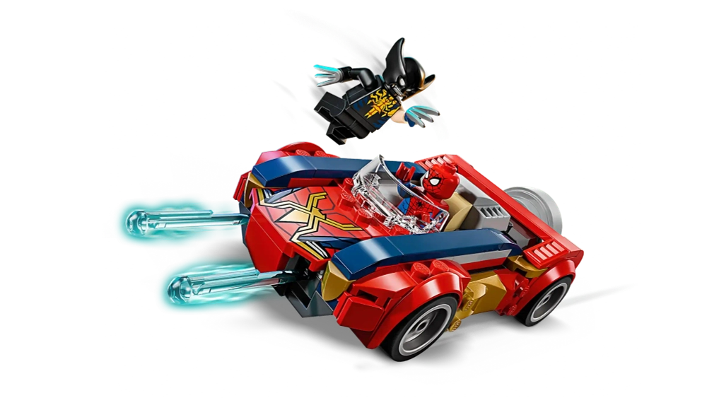 Конструктор LEGO Marvel 76336 Spider-Man Car vs. Venomized Wolverine