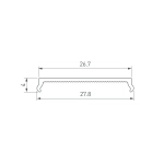 Экран LINE-3020-2000 OPAL (Arlight, Пластик)