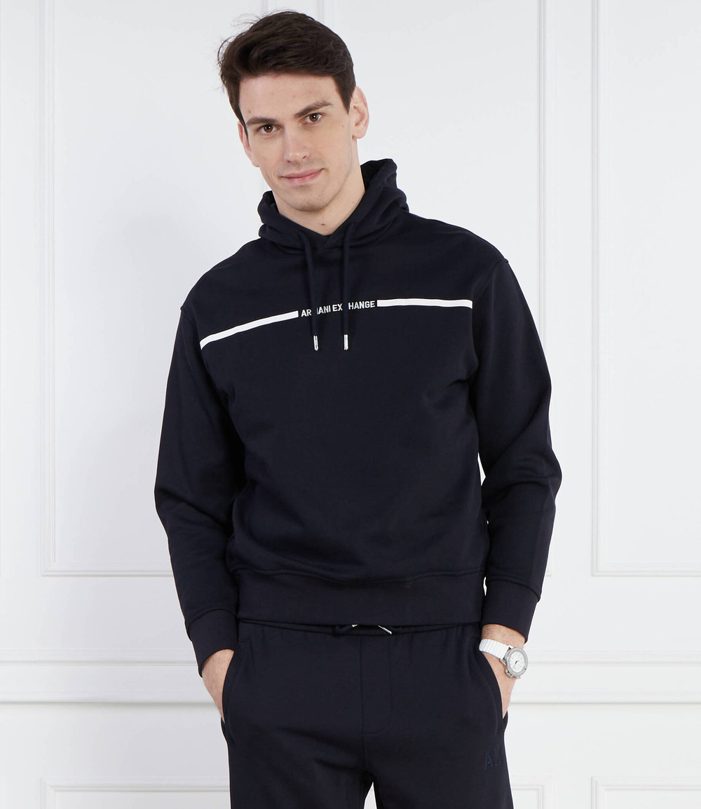 Худи Armani Exchange - темно-синий(3DZMLF ZJ4XZ)