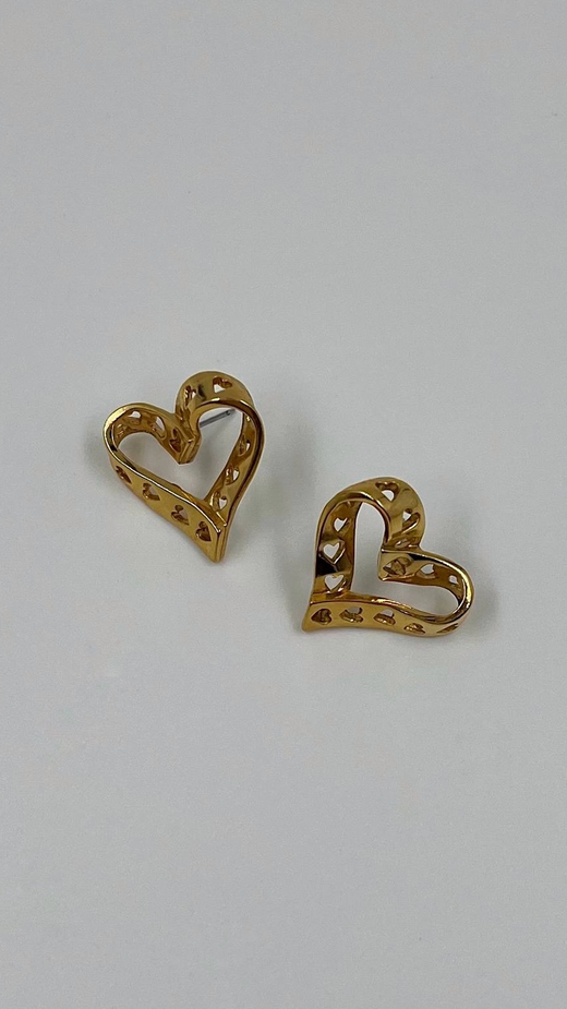 Серьги Сердца Avon