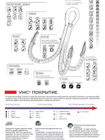 Крючки рыболовные (двойник) 9902 BZ №04 (2 упак по 10 шт)