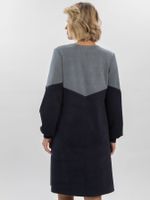 Платье Игра на контрасте (синее) П16405-1М LT Collection