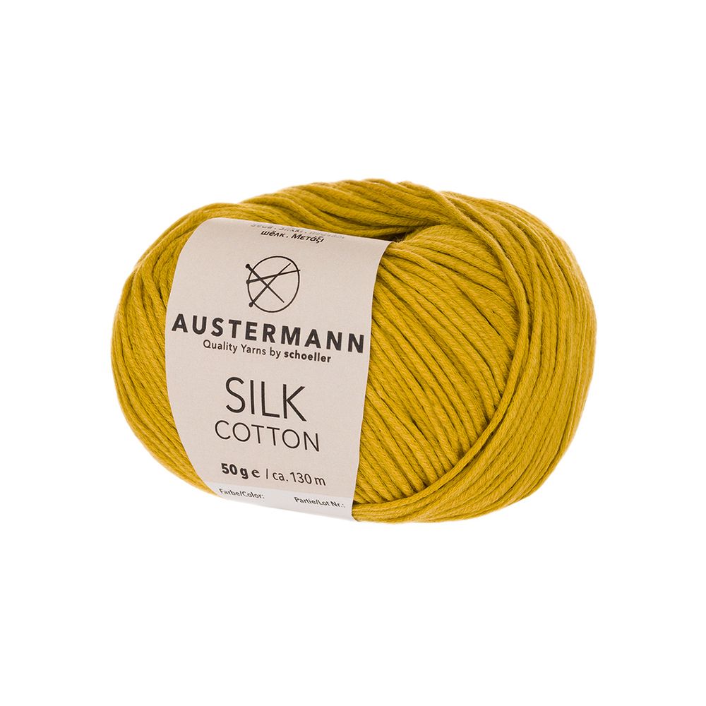 Пряжа Austermann (Аустерманн) Silk Cotton / уп.10 мот. по 50 г, 130 м, 2306-4