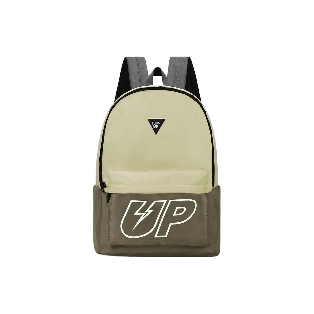 TURN UP Nylon Backpack Regular Unisex Brown
