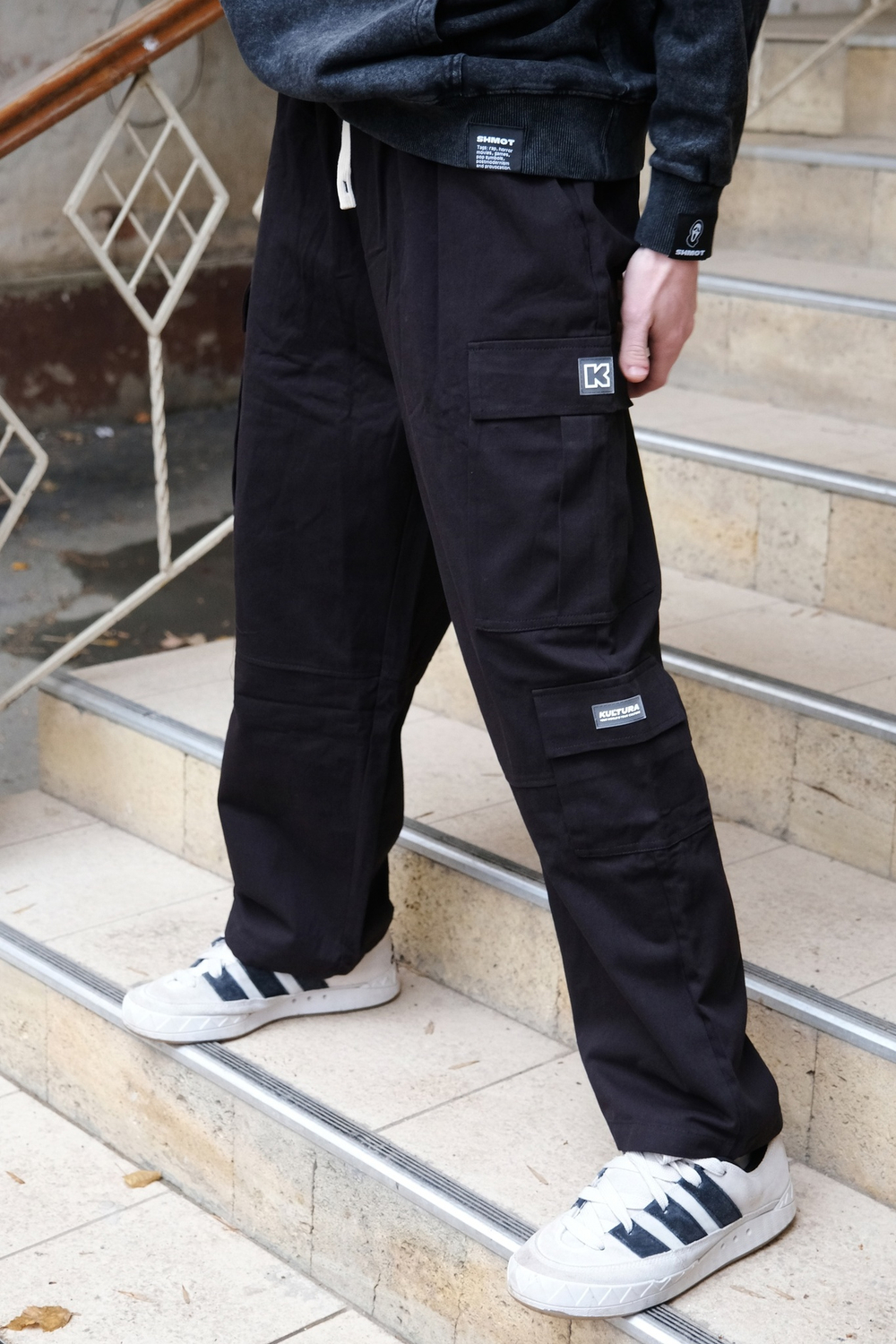 Брюки KUL'TURA Cargo 4 pocket Черный