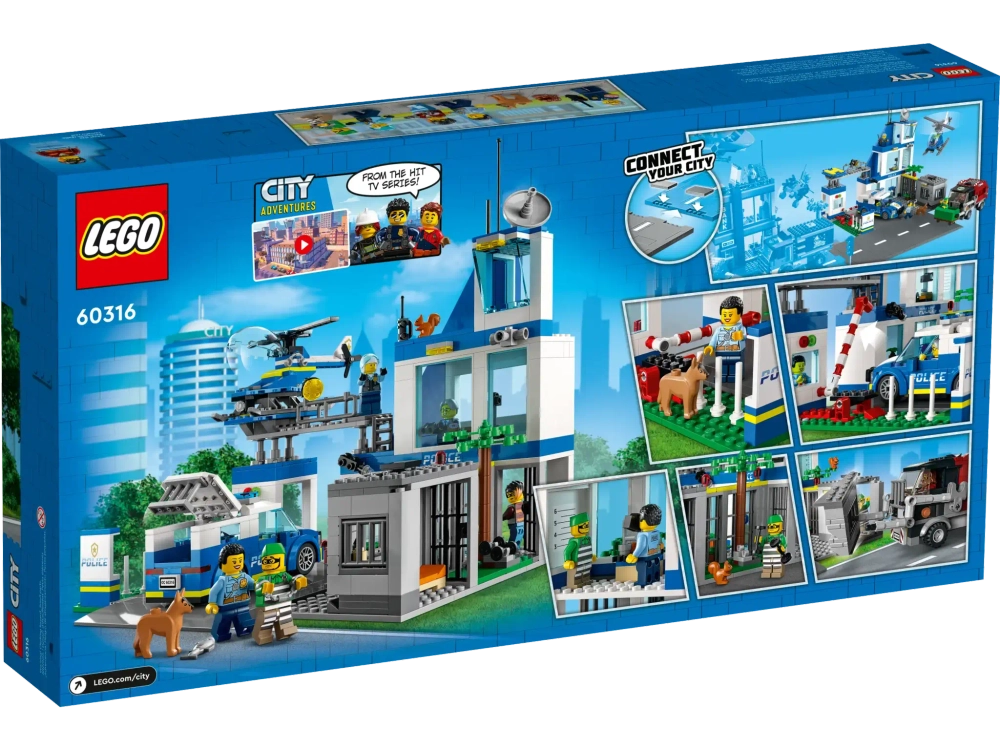 Конструктор LEGO City 60316 Полицейский участок города