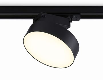 Трековый однофазный светодиодный светильник 15W 4200K 120° GL6842 BK чёрный Track System Ambrella