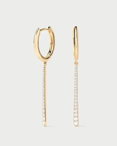 Серьги Olga Hoops серебро 925 пробы покрытое золотом