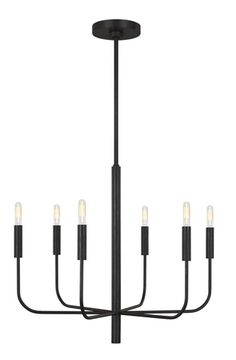 Люстра "Уорвик" black