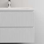 Тумба подвесная Sancos Snob T, Bianco 995х445х500, под столешницу с отверстием под смеситель, цвет Kreman, арт. SNT100W
