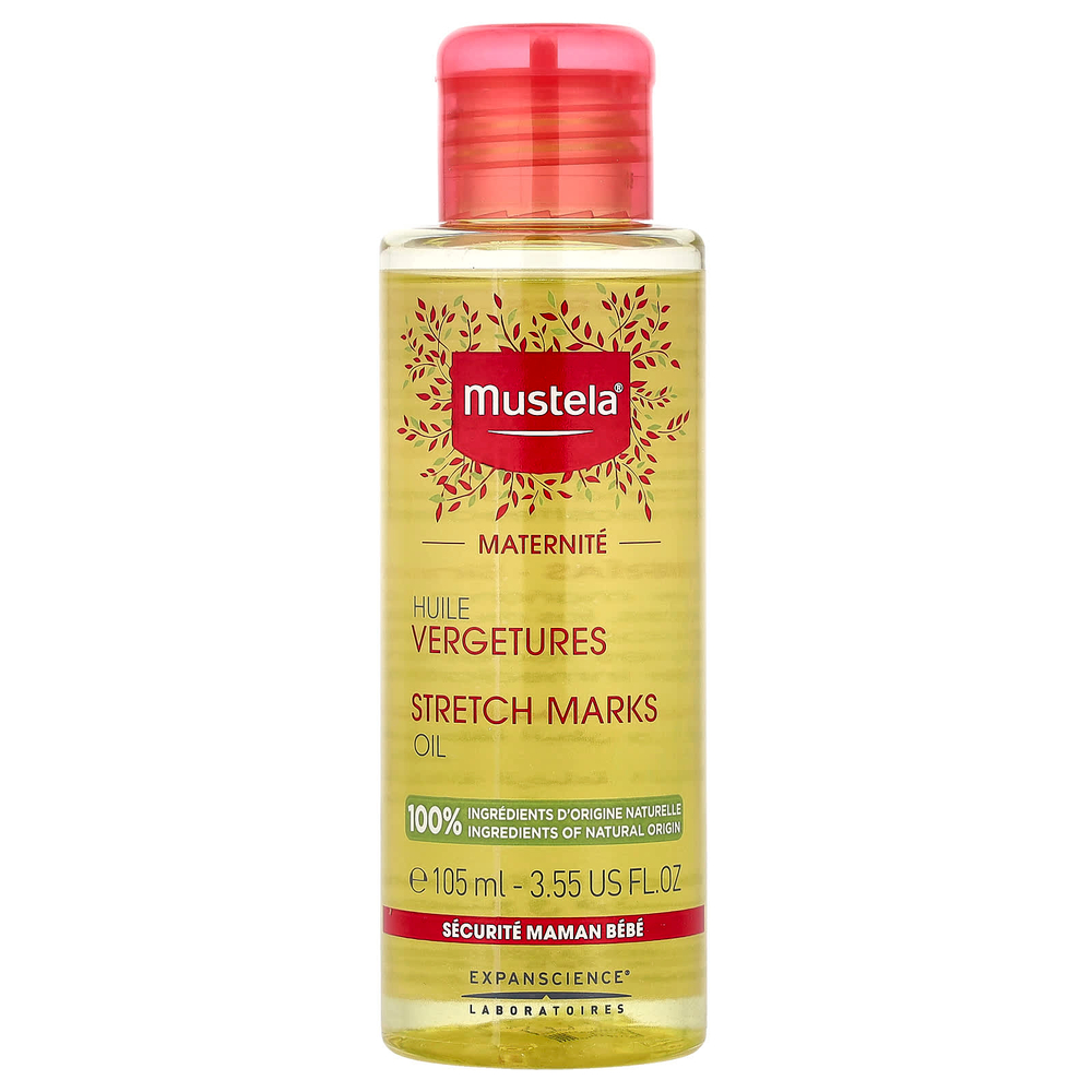 Mustela, масло от растяжек, без отдушек, 105 мл (3,55 жидк. унции)