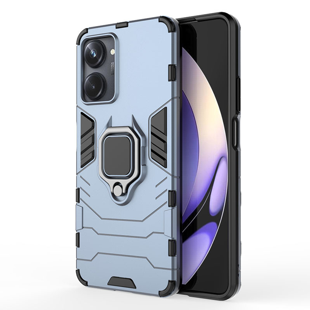 Противоударный чехол с кольцом Panther Case для Realme 10 Pro 5G
