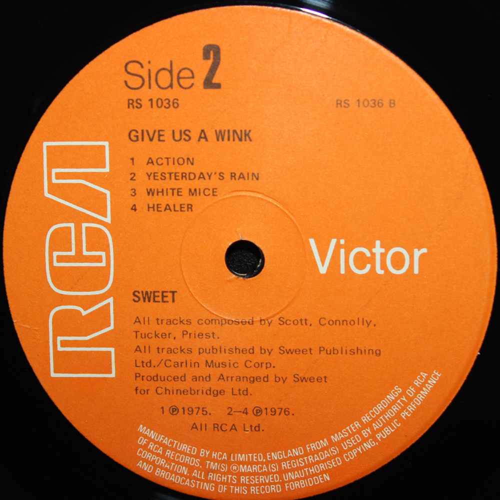 Sweet / Give Us A Wink (LP)