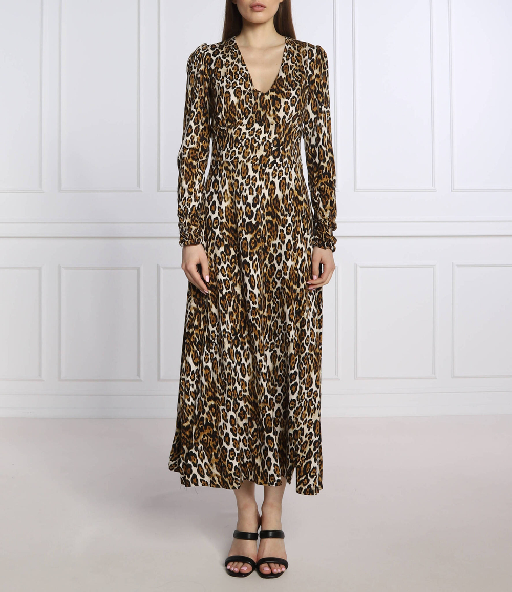 платье bibiane GUESS - коричневый(W2YK24 WEQ82)