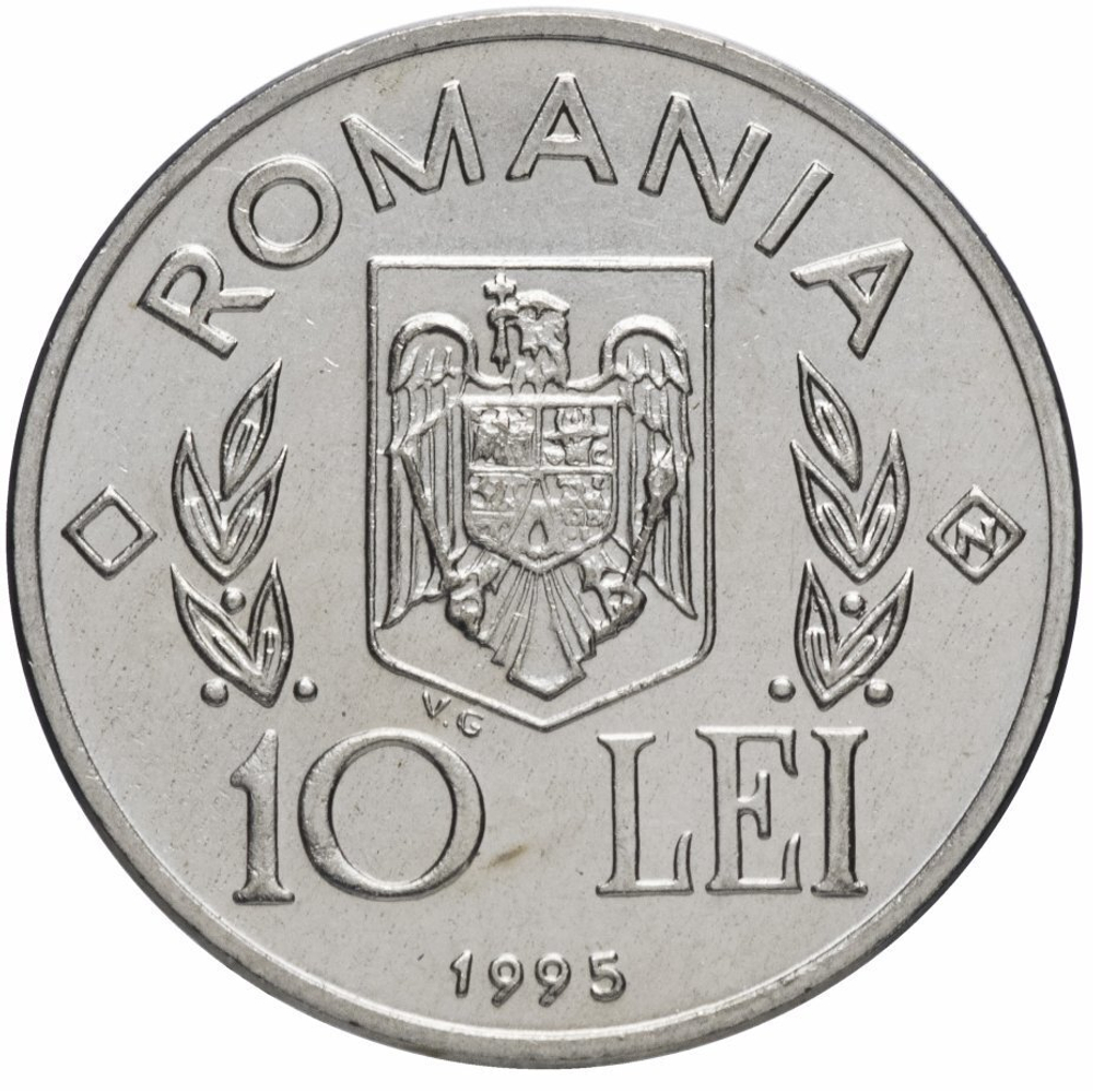 10 лей. ФАО. Румыния. 1995 год. AU-UNC
