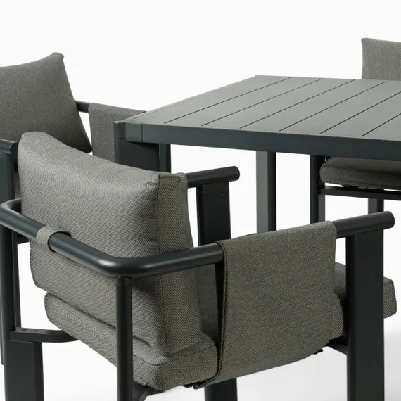 Комплект уличной мебели Shadow Dining, стол 182х75 см, 6 кресел
