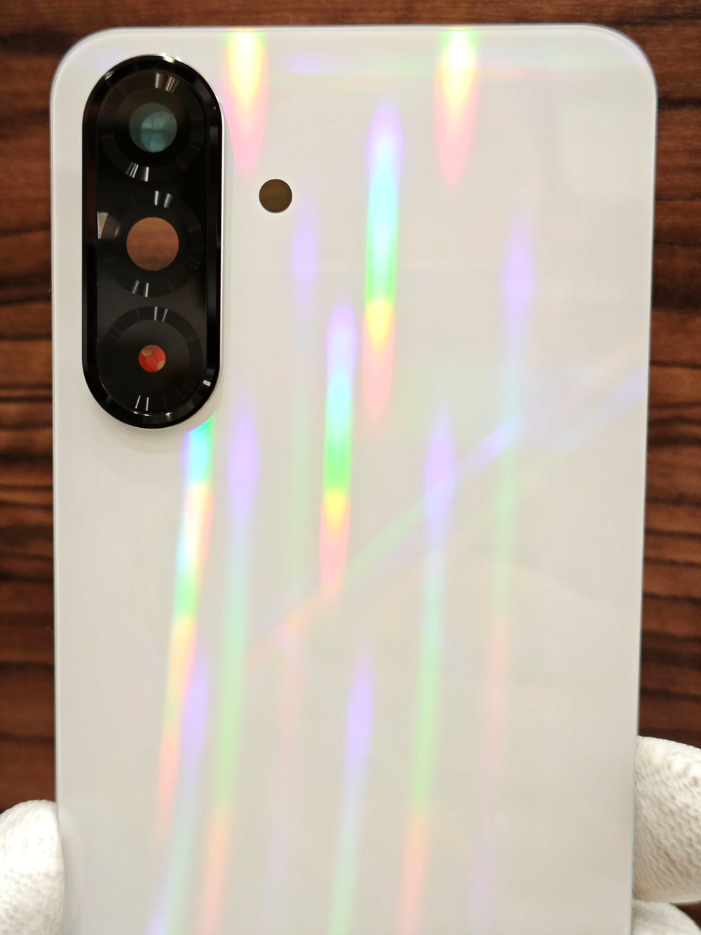 Задняя крышка ПРЕМИУМ для Samsung A36 A366E ( заднее стекло ) Цвет: Чёрный / Awesome Black