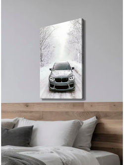 Картина "BMW M5", на стену для интерьера 30х40см 1шт.