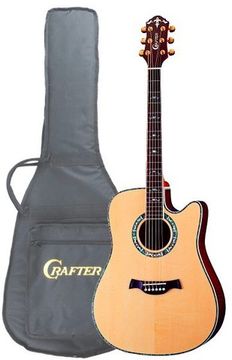 Гитара электроакустическая CRAFTER DE-30 N Чехол
