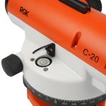 Комплект оптический нивелир RGK C-20 с поверкой + штатив S6-N + рейка AMO S3, RGK