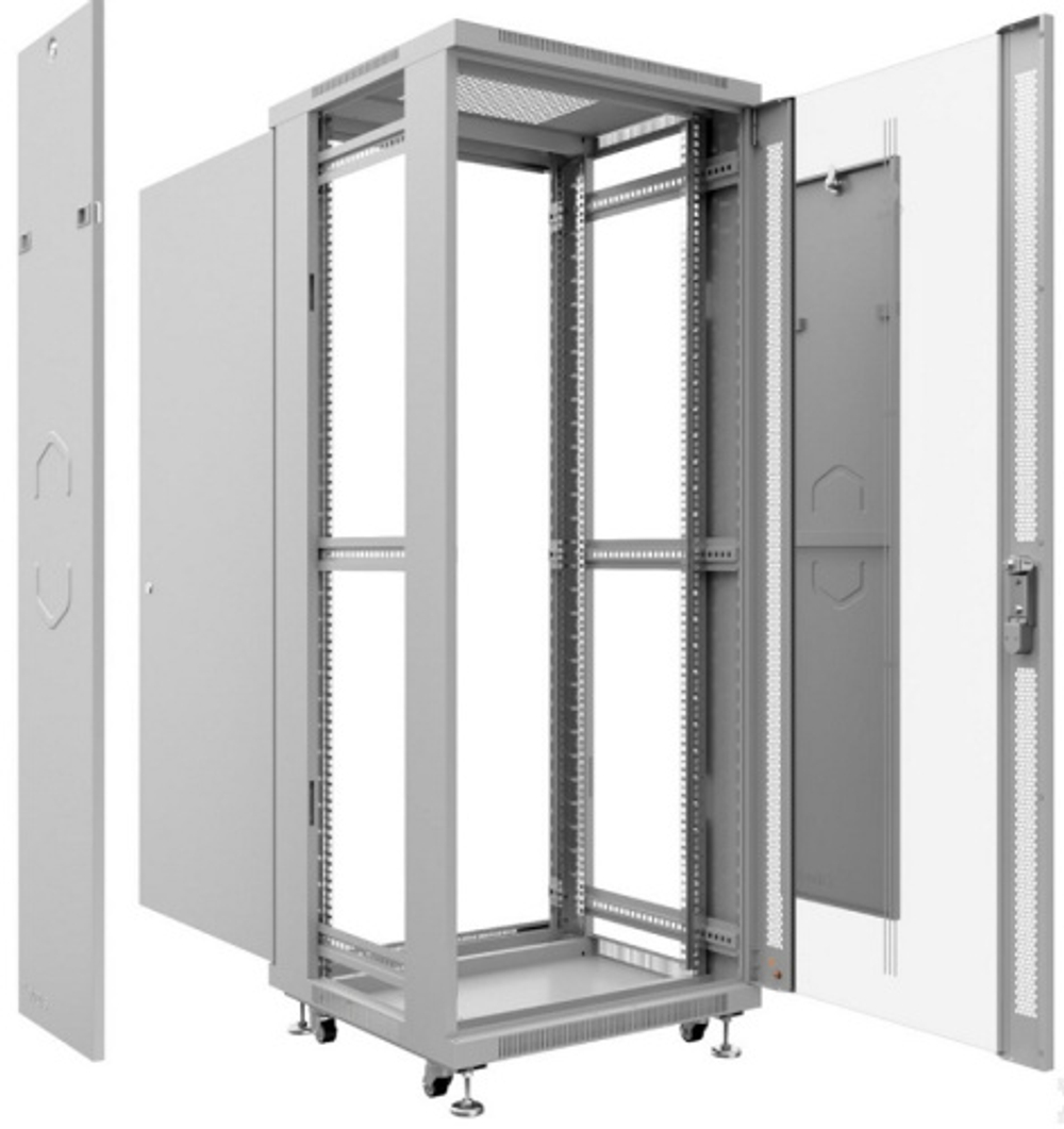Шкаф напольный 19", 27U Cabeus SH-05C-27U60/60