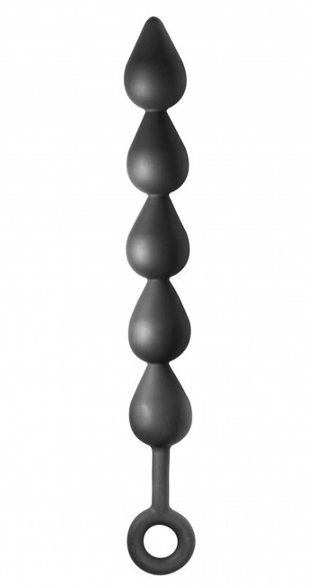 Анальная цепочка Black Edition Anal Shuttle Super Beads (Цвет: черный)