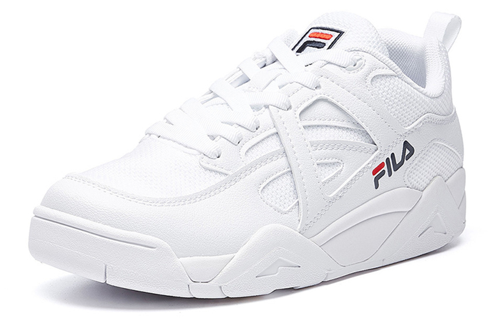 FILA Cage Knit Low Low Tops White
