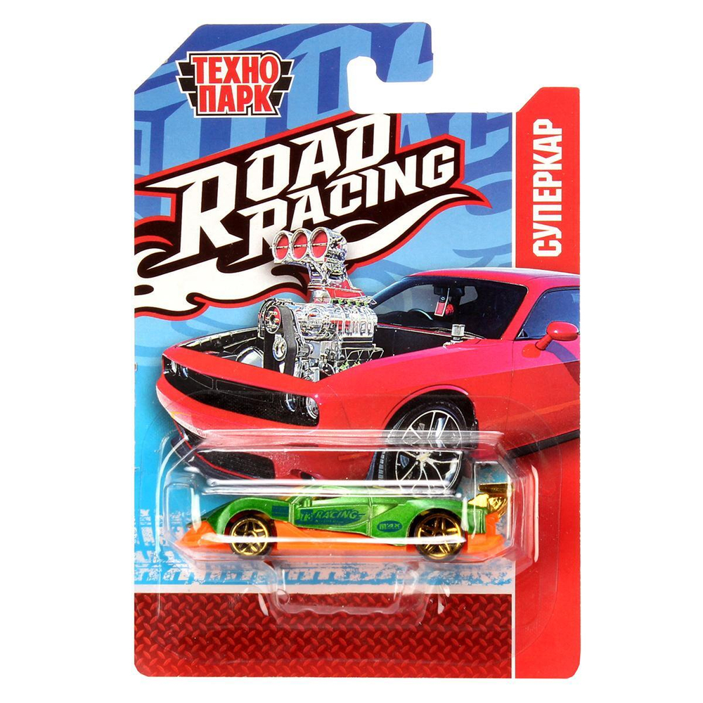 Модель ин. мет. "Road Racing Суперкар" 7,5см, в ассорт. блист. RR-7-0039-R (Технопарк)