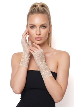 Митенки 0601-48 бежевый