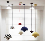 Pendant design lamp Flowerpot by Verpan Panton