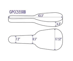 OnStage GPCC5550B чехол для классической гитары