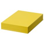 Бумага цветная А4, 80г/м2, Brauberg, 500л, жёлтая интенсив
