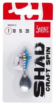 Тейл-спиннер Lucky John SHAD CRAFT SPIN 07.0г 018 в блистере