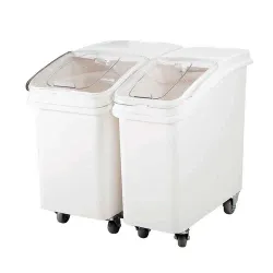 Контейнер для продуктов 81 л передвижной с откидной крышкой пластик P.L. Proff Cuisine