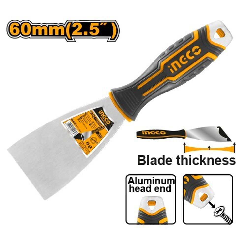 Шпатель малярный INGCO HPUT18060 INDUSTRIAL 60 мм Шпатель малярный INGCO HPUT18060 INDUSTRIAL 60 мм