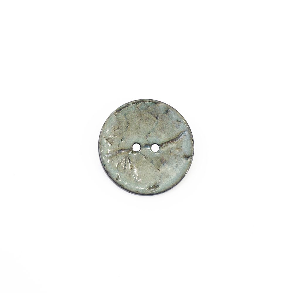 Пуговицы кокос 48L (30.48 мм), COL.5 серо-голубой, 10 шт, Concept by Sandra