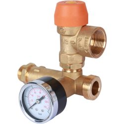 STOUT Насосная группа с теплообменником 34 пластины,с насосом Grundfos UPSO 25-65