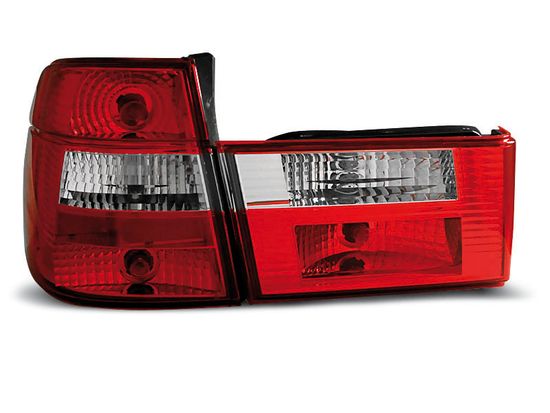 Задние фонари Bmw 5 E34 red white