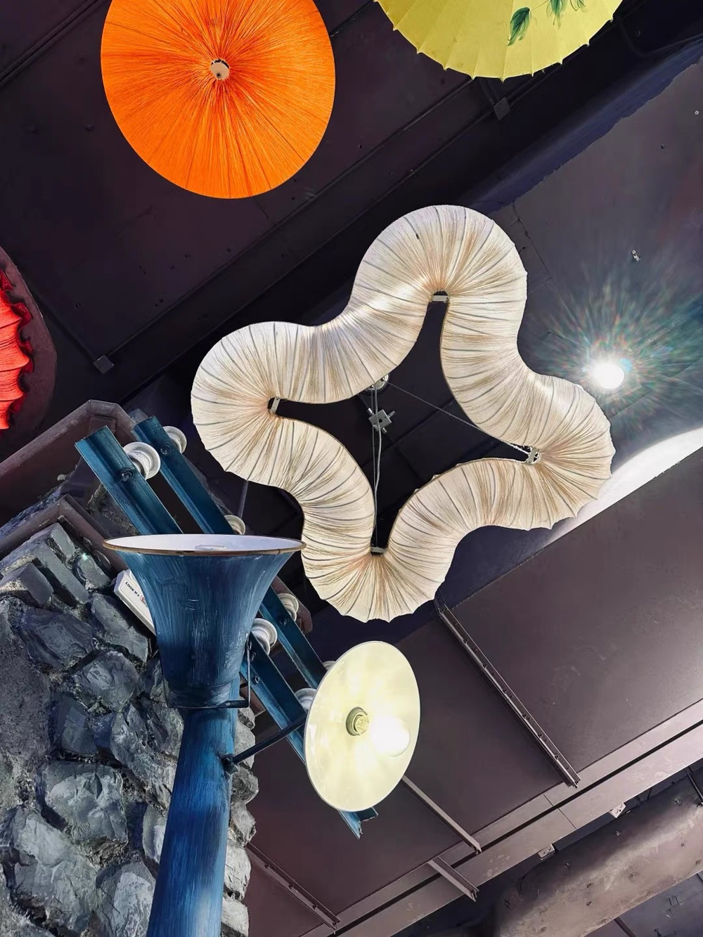 Chandelier design lamp Rotini by Aqua Creations Studio
