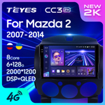 Teyes CC3 2K 9"для Mazda 2, Demio 2007-2012
