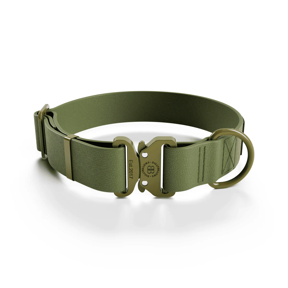 Ошейник Billowthane Combat KHAKI 4 см BullyBillows