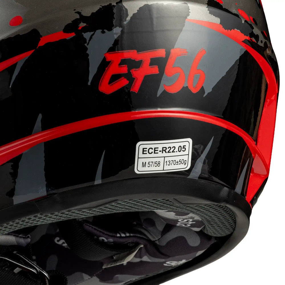 Шлем кроссовый/снегоходный Base MX ABC EF56