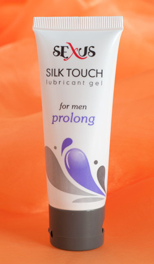 Пролонгирующая гель-смазка для мужчин Silk Touch Prolong