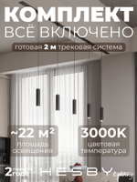 Комплект трековый Hesby Lighting Skylite No12 HSBL_kompl_S012_VI2B3K